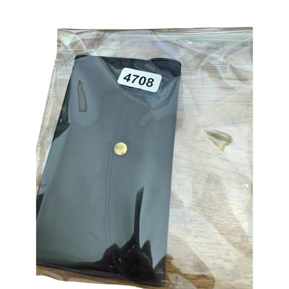 Vintage Coach Envelope Black Leather Wallet - Picture 4 of 4